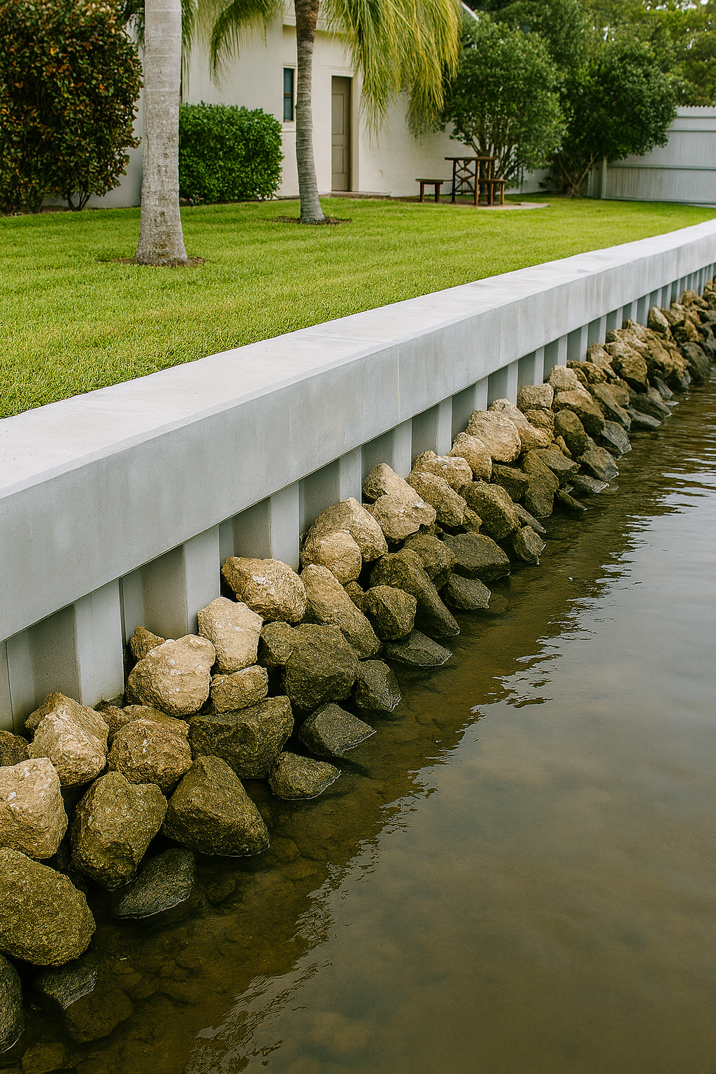 Seawall (1) Stock